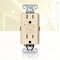 Faith Self-Test 15A GFCI Outlet Receptacle with Wall Plate, Ivory, PK 10 GLS-15A-IV-10 - alternate 6